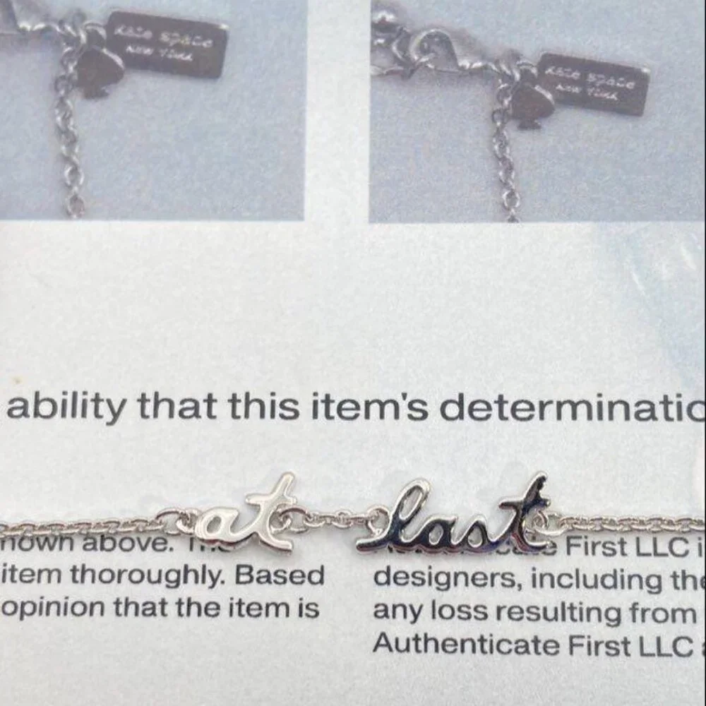 NWT Kate Spade At Last Bracelet from Say Yes Collection with COA - Picture 4 of 5